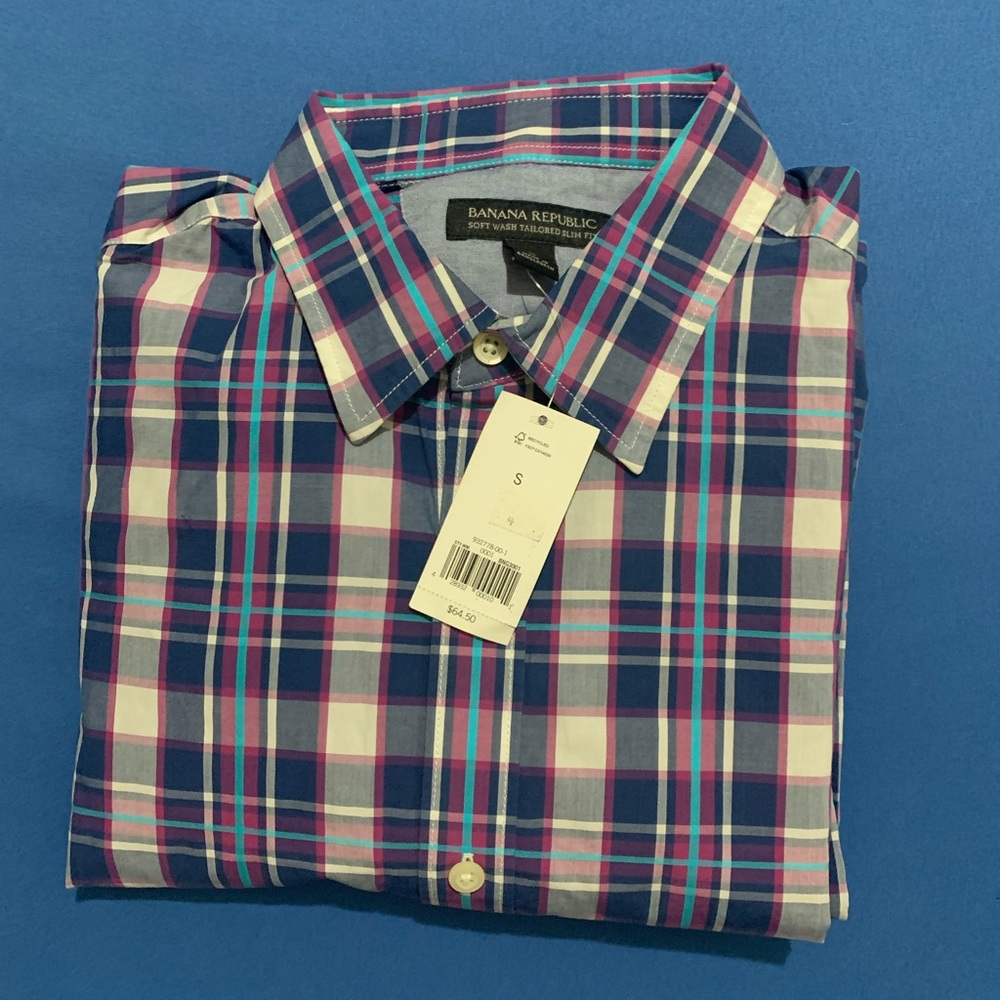 Banana Republic Men’s Button Down Slim Shirt (New)